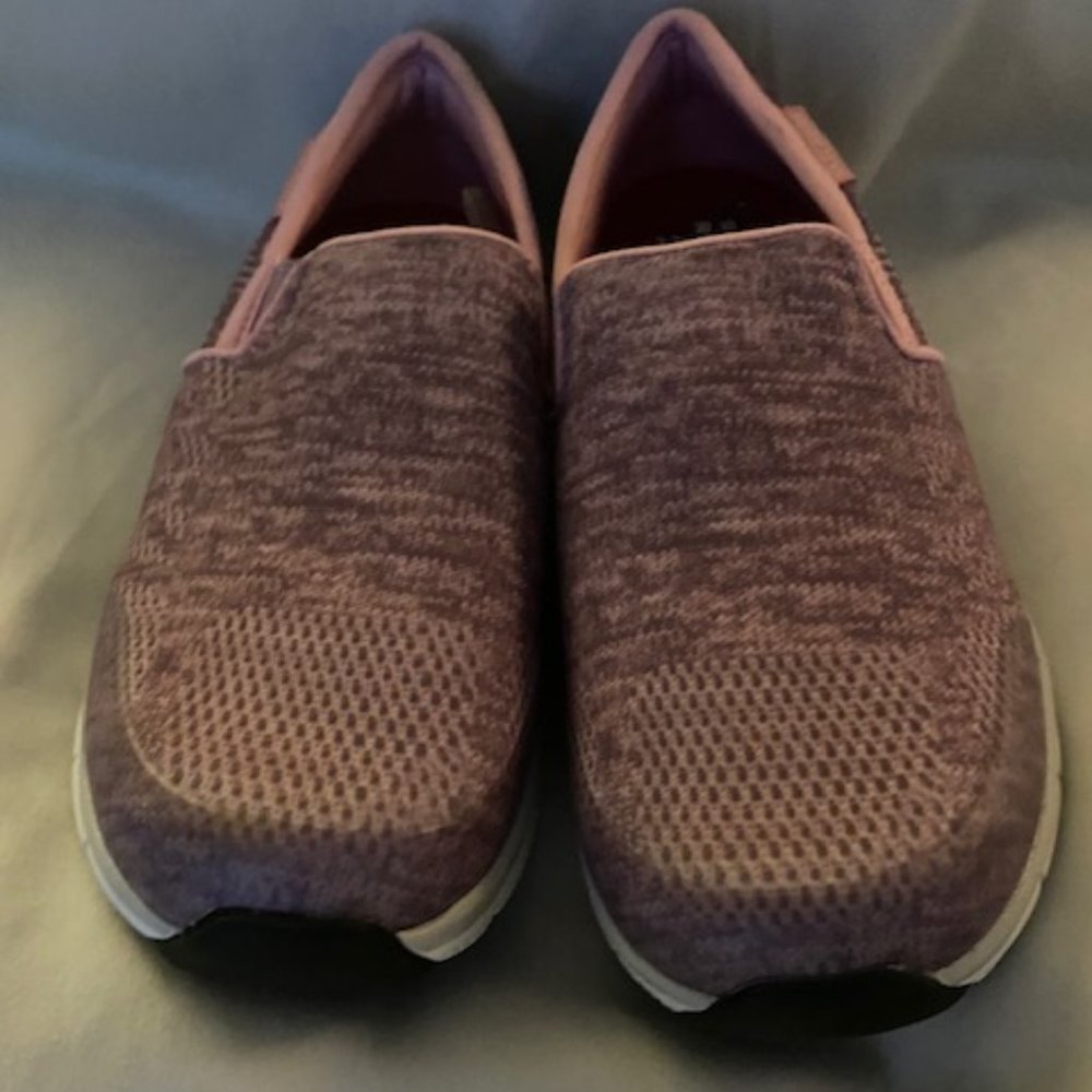 Skechers WORK Slip Resistant 77239 Work Loafers Shoes pink Size 8 - Picture 3 of 4